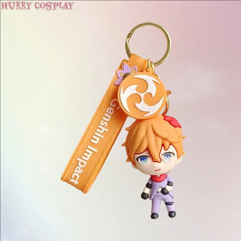 Genshin Impact,Keychain,Genshin Impact Cute Doll Keychain Pendant